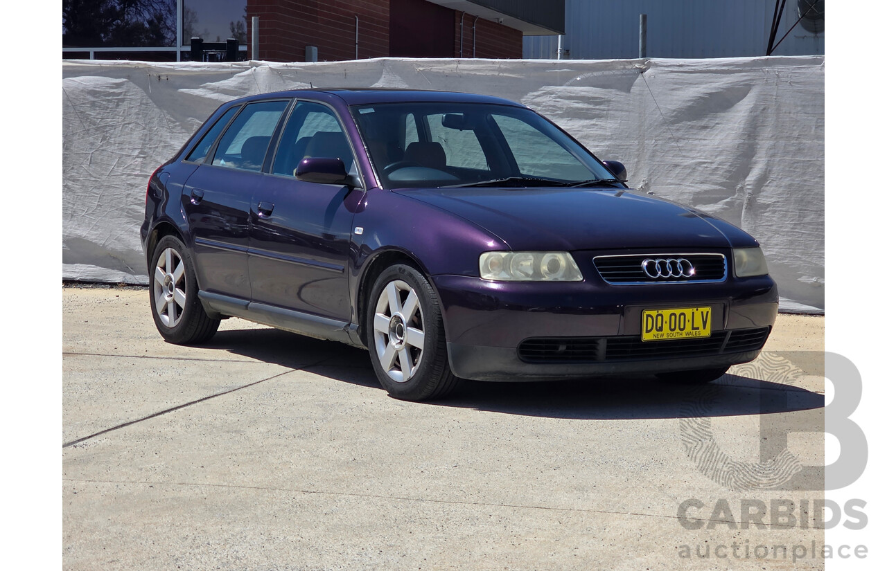1/2001 Audi A3 1.8  5d Hatchback Purple 1.8L