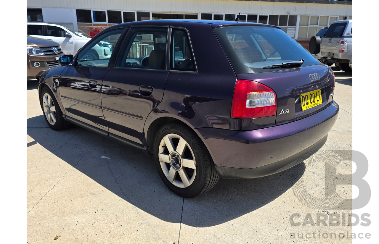 1/2001 Audi A3 1.8  5d Hatchback Purple 1.8L