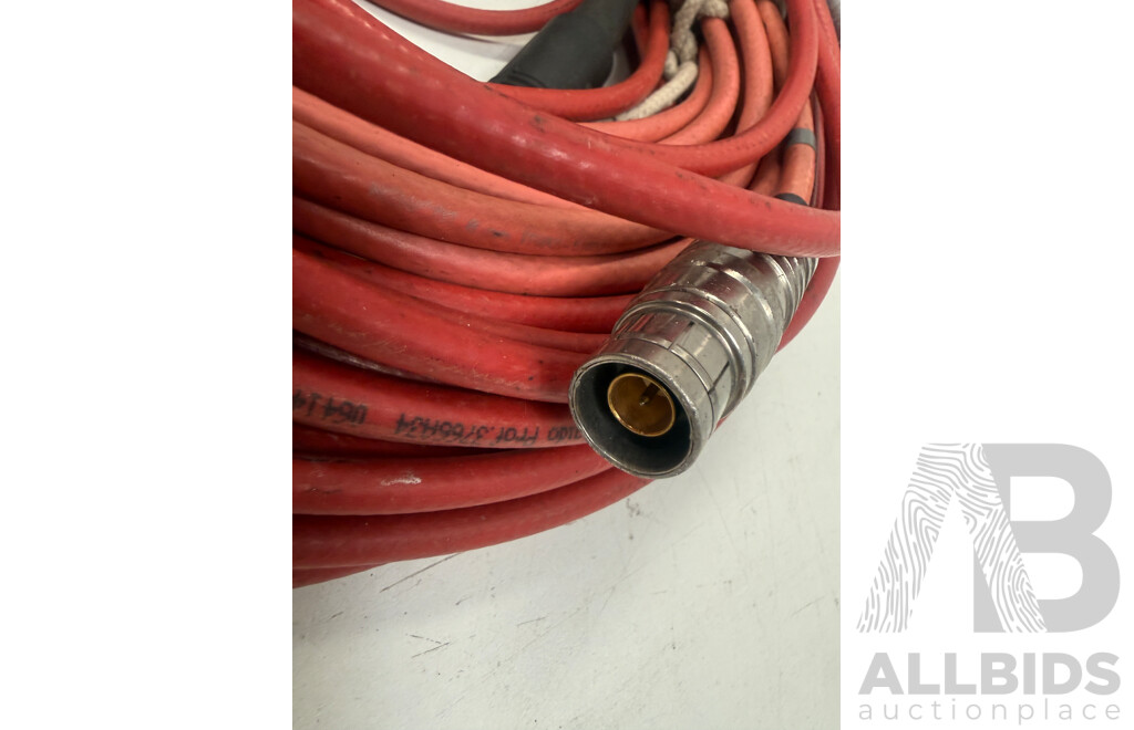 Triax Cable/ends 8mm 3 X 9m