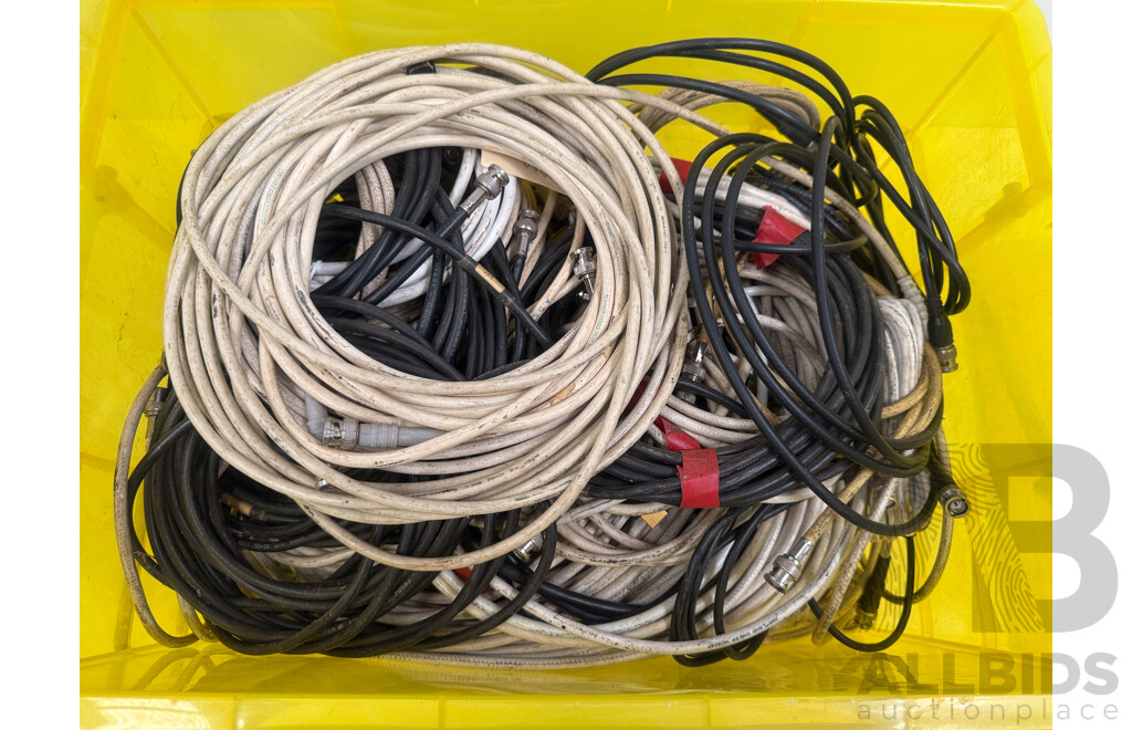 Pallet of Assorted Boxes - Power, Video/Audio Leads