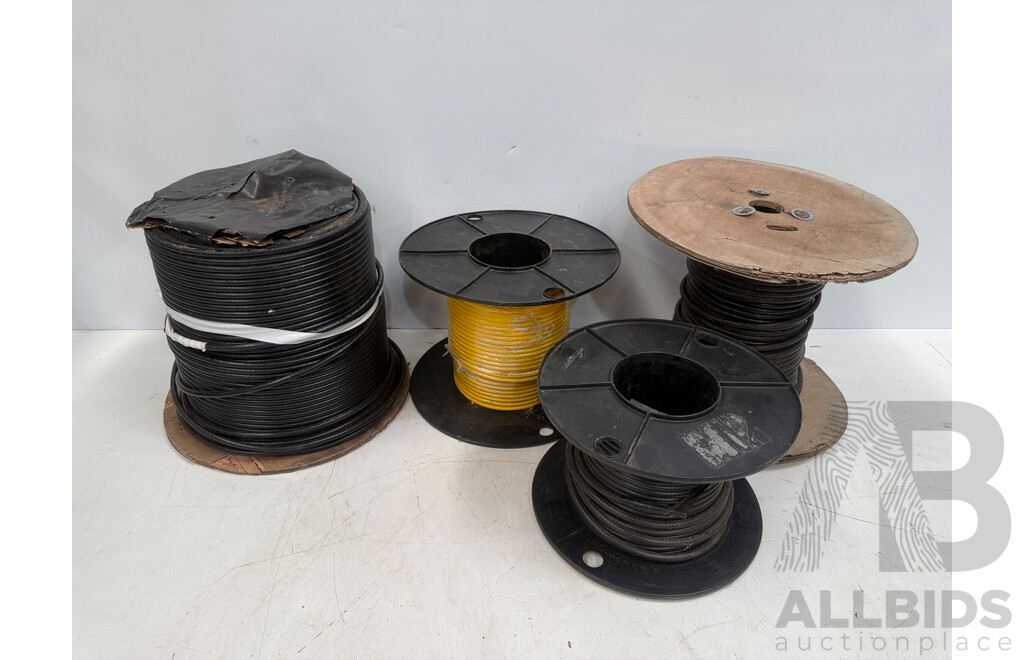 Pallet of Assorted Reels/Loose of Cable - Electrical/Audio/Video