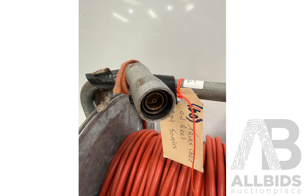 Triax Cable/ends on Reel 8MM X 50M