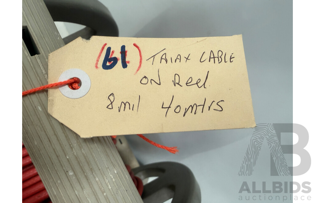 Triax Cable/ends on Reel 8mm X 40m