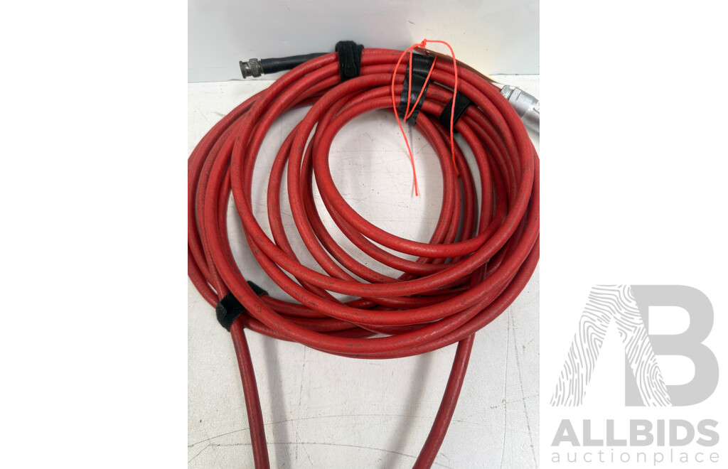 Triax Cable Ends/BnC Ends X 3 Each