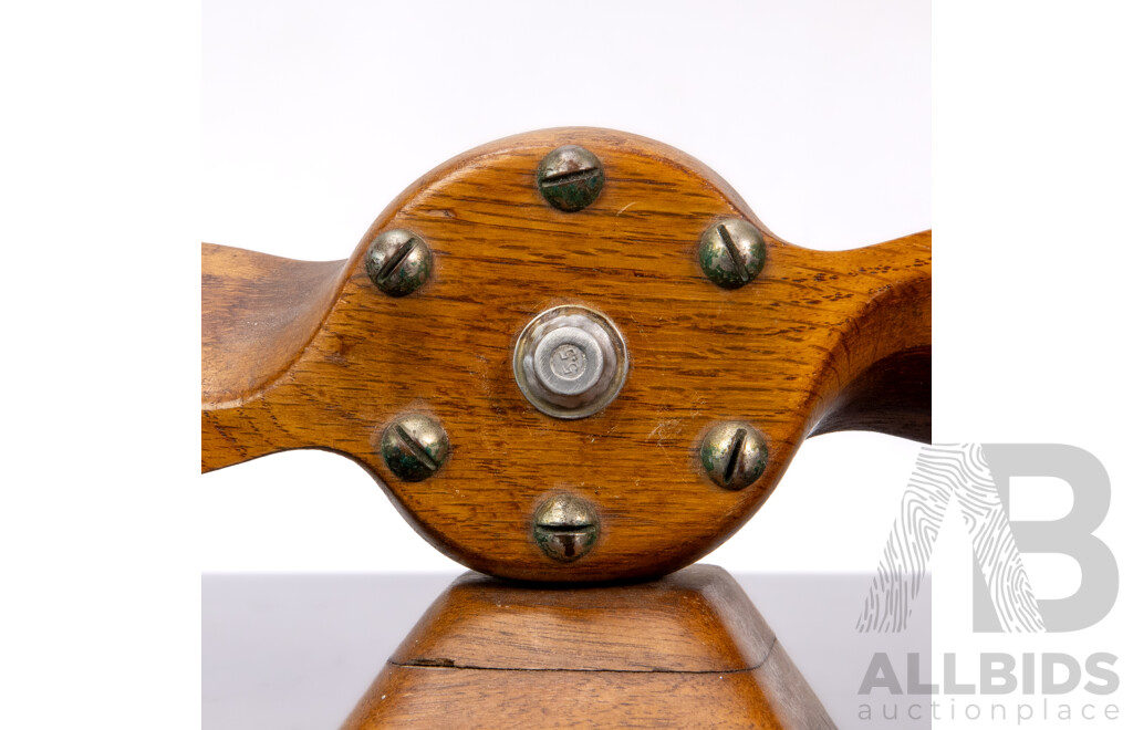 Vintage Timber Propeller From Paper Weight