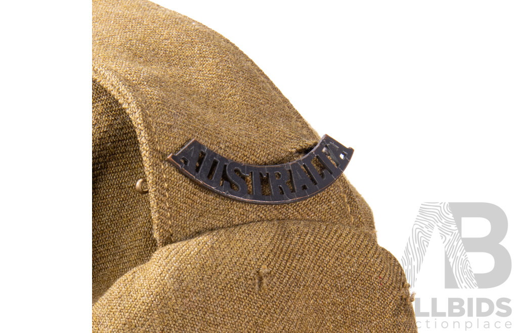 Vintage Australian Army Battledress Jacket and Slouch Hat