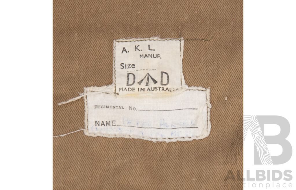 Vintage Australian Army Battledress Jacket and Slouch Hat