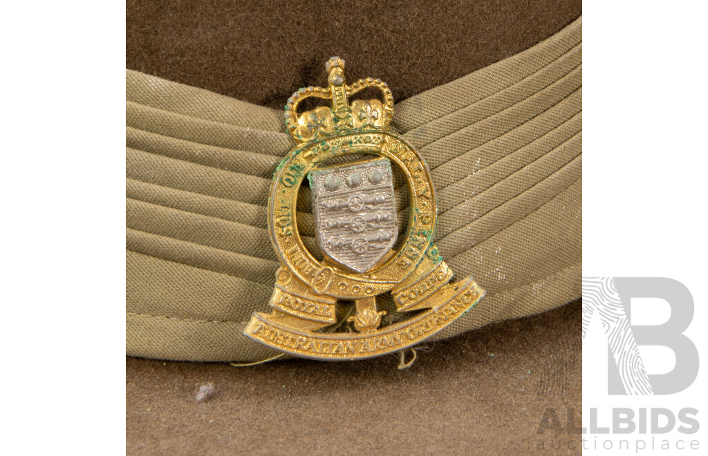 Vintage Australian Army Battledress Jacket and Slouch Hat