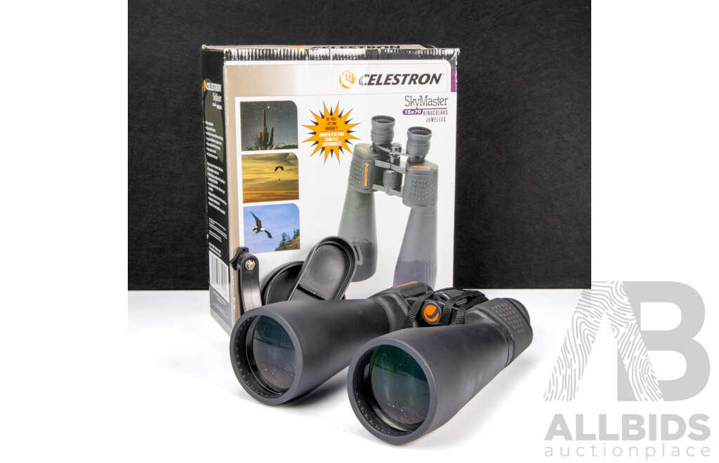 Boxed Pair of Celestron Skymaster 15x70 Binoculars