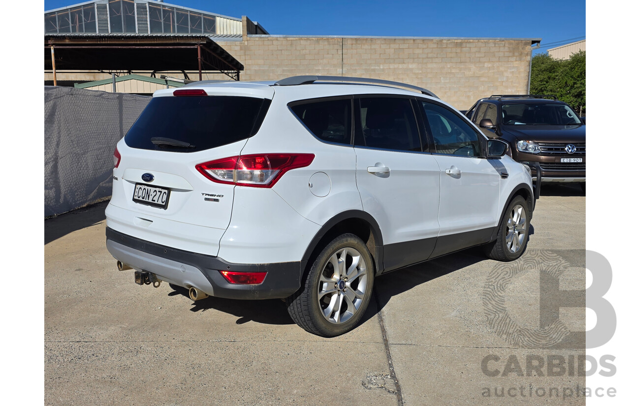 7/2013 Ford Kuga Trend (AWD) TF 4d Wagon White 2.0L