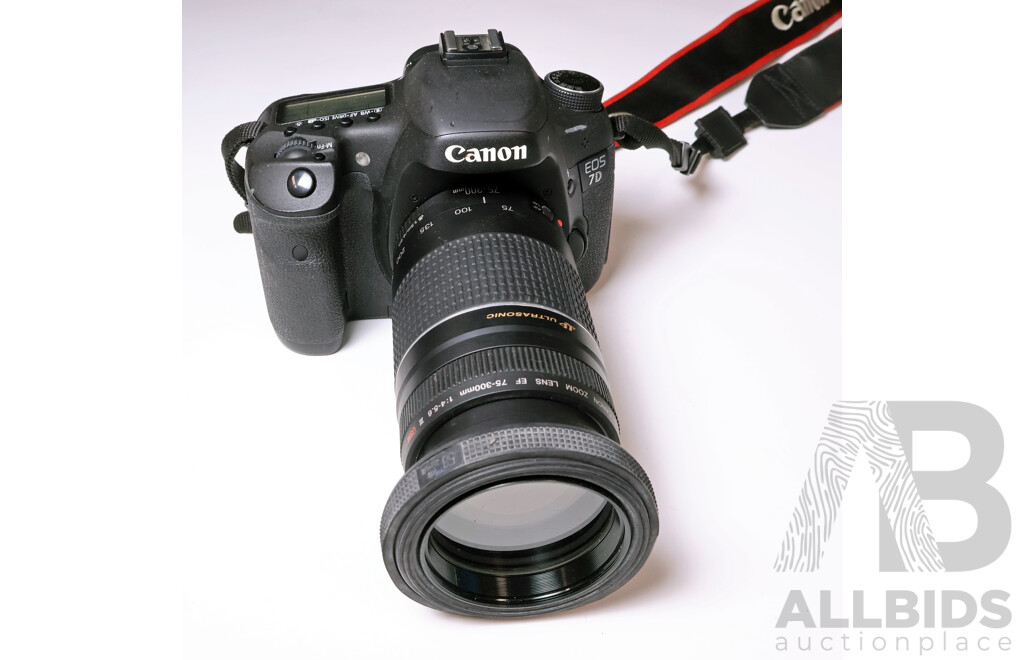 Canon EOS 7D Digital SLR Camera with Canon, Tamron Lenses and Filter