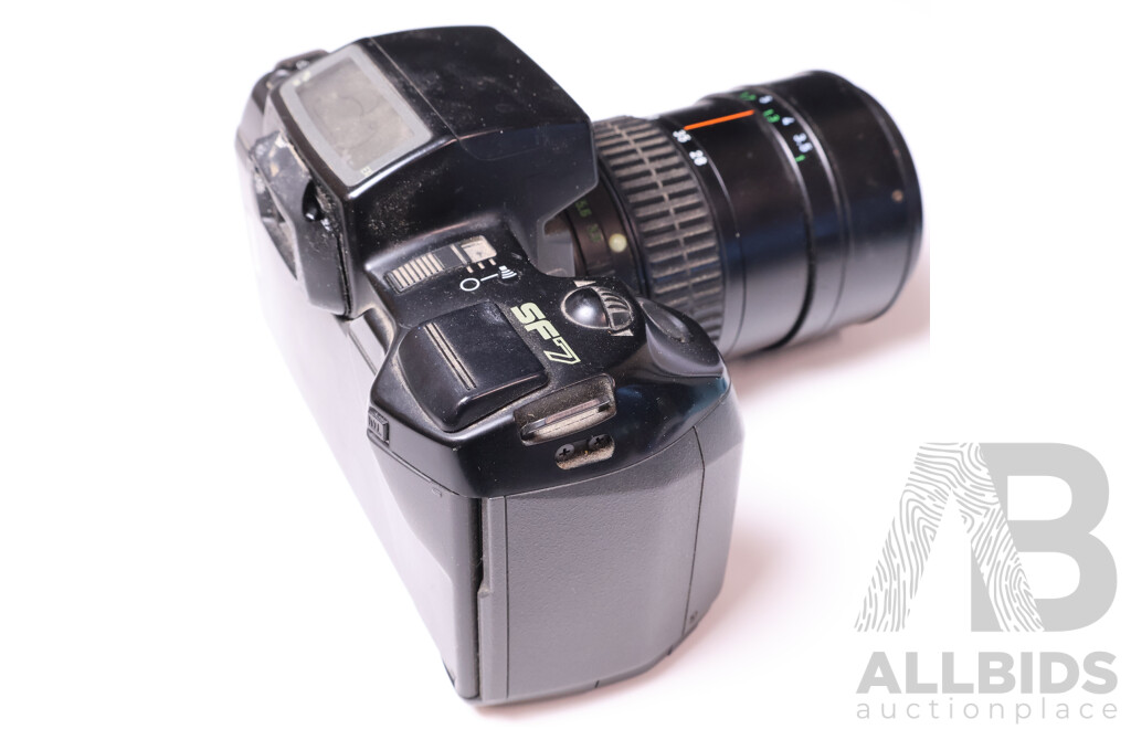 Pentax SF7 SLR Camera with Two Pentax Lenses