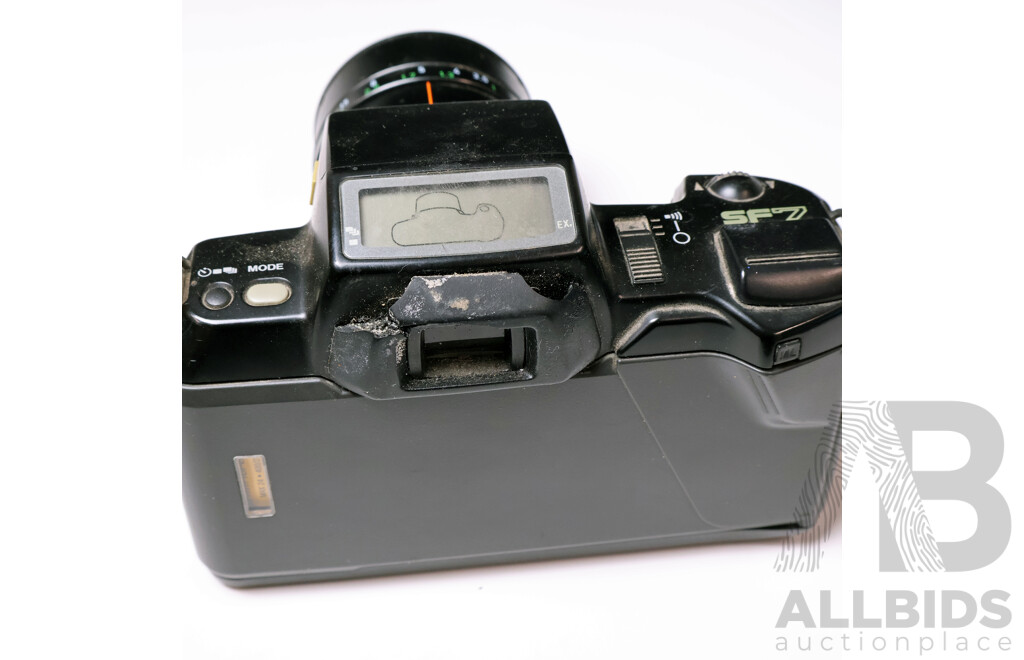 Pentax SF7 SLR Camera with Two Pentax Lenses