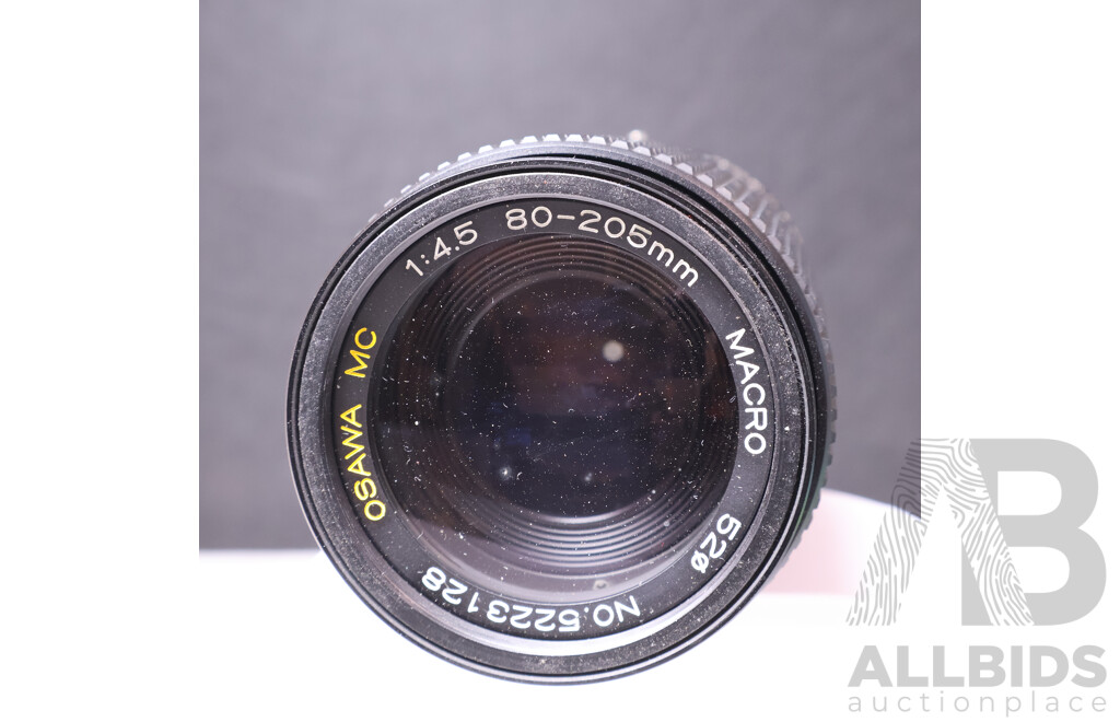 Group of Manual Focus Telephoto and Zoom Lenses