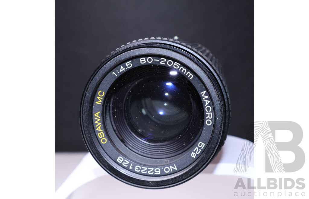 Group of Manual Focus Telephoto and Zoom Lenses