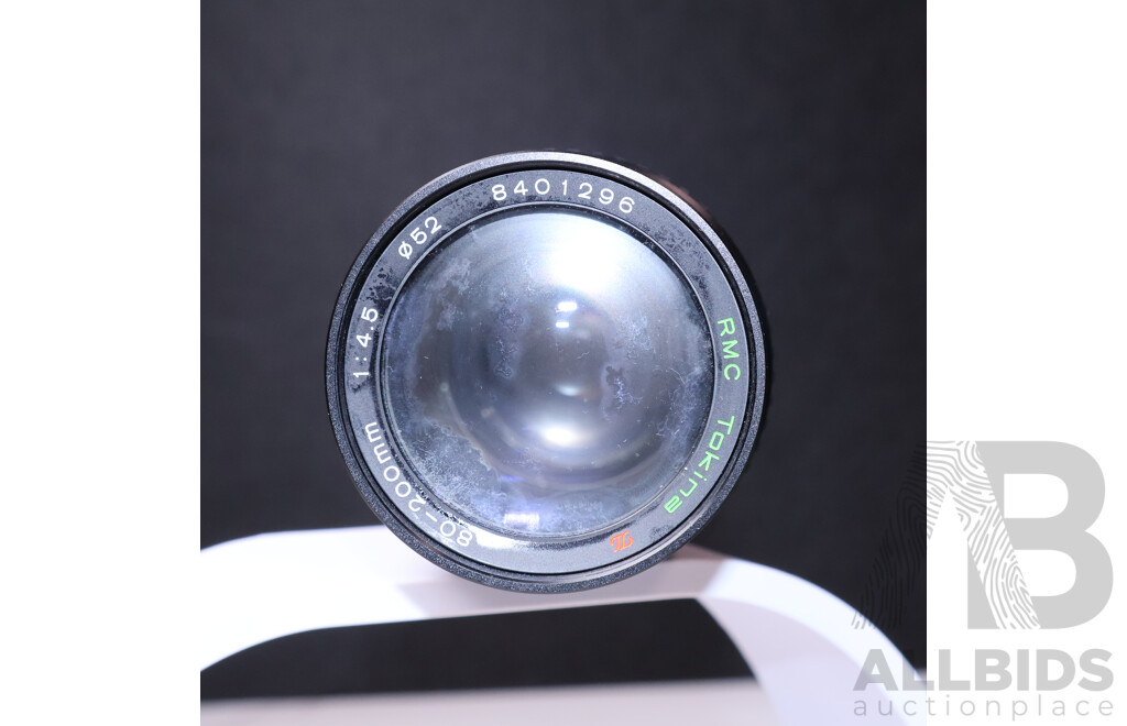 Group of Manual Focus Telephoto and Zoom Lenses