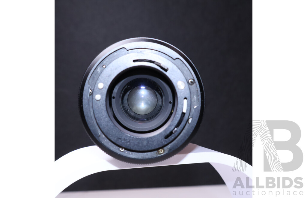 Group of Manual Focus Telephoto and Zoom Lenses