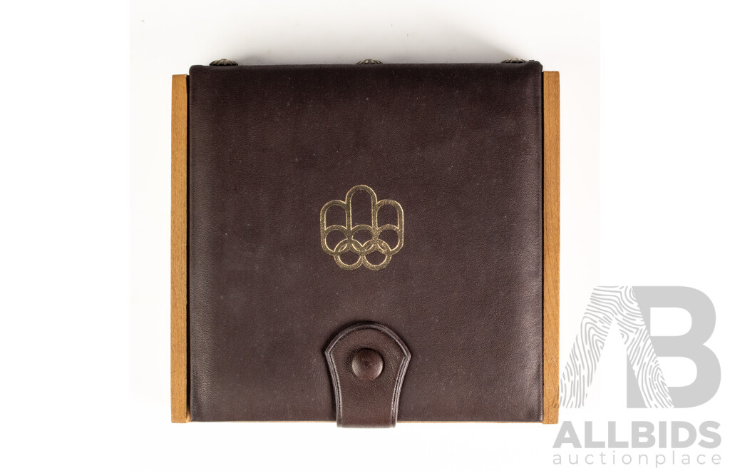 Canada 1976 Four Silver Proof Coin Set, Montreal Olympic Games .925