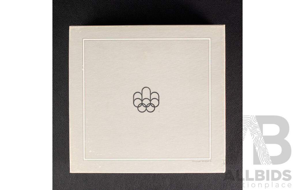 Canada 1976 Four Silver Proof Coin Set, Montreal Olympic Games .925