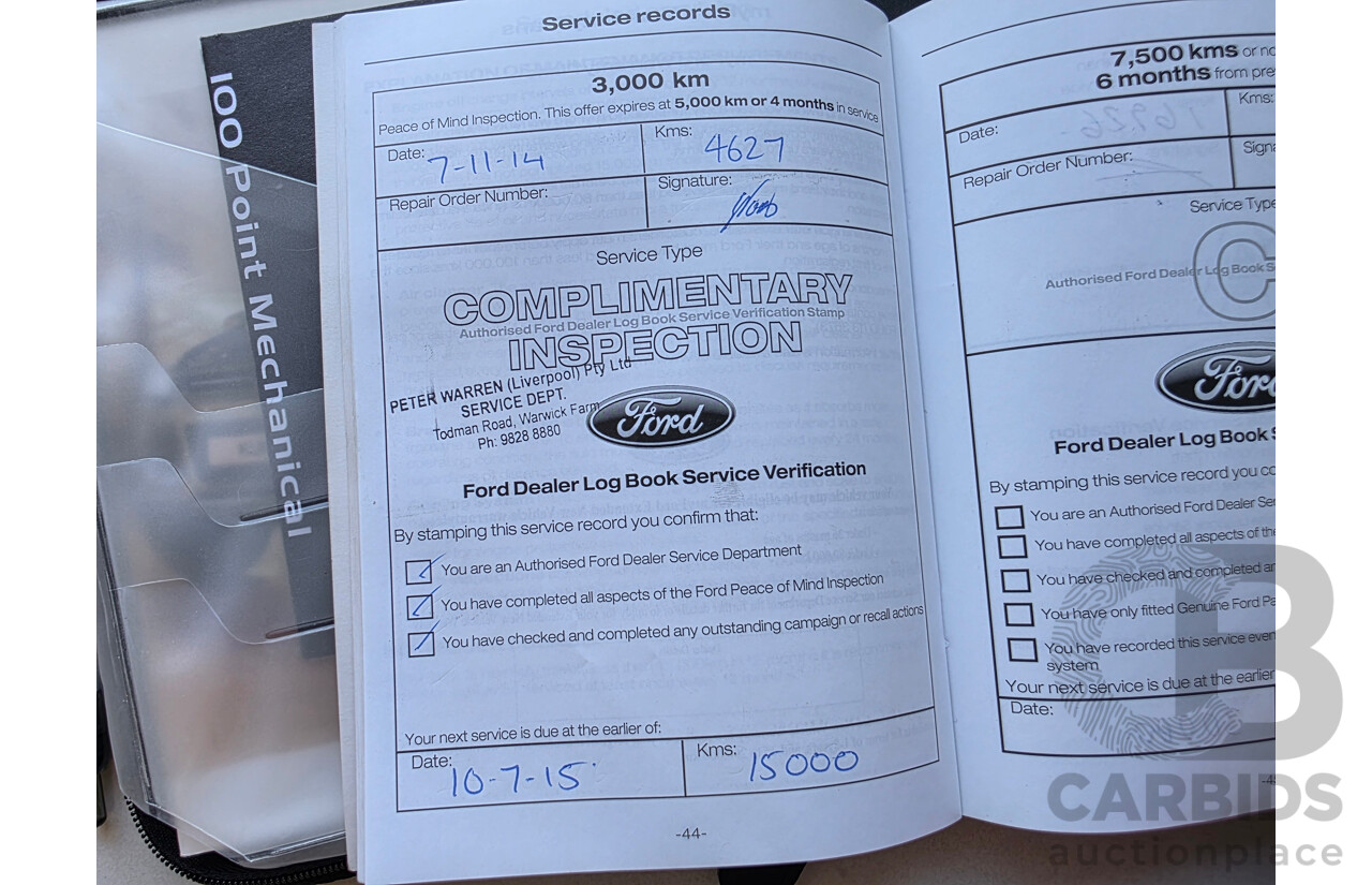 5/2014 Ford Kuga Titanium (AWD) TF 4d Wagon Black Metallic Turbo 1.6L