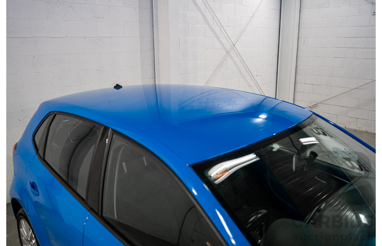 06/2016 Volkswagen Polo 81 TSI Comfortline (FWD) 6R MY16 5d Hatchback Cornflower Blue Turbo 1.2L