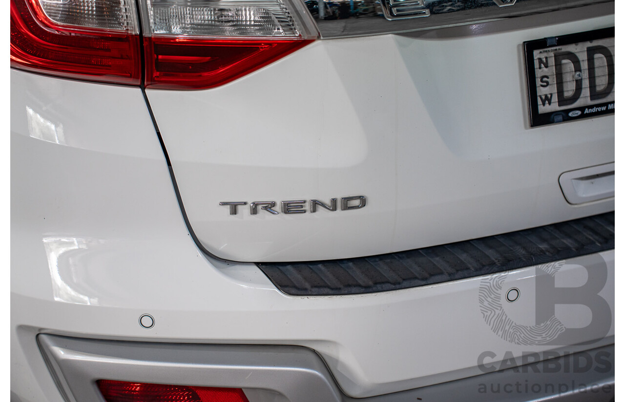 03/2016 Ford Everest Trend (AWD) UA 4d Wagon Cool White Turbo Diesel 3.2L