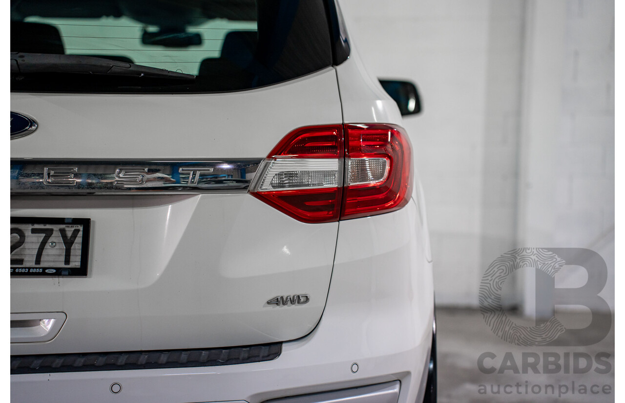 03/2016 Ford Everest Trend (AWD) UA 4d Wagon Cool White Turbo Diesel 3.2L