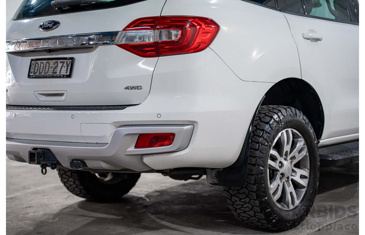 03/2016 Ford Everest Trend (AWD) UA 4d Wagon Cool White Turbo Diesel 3.2L