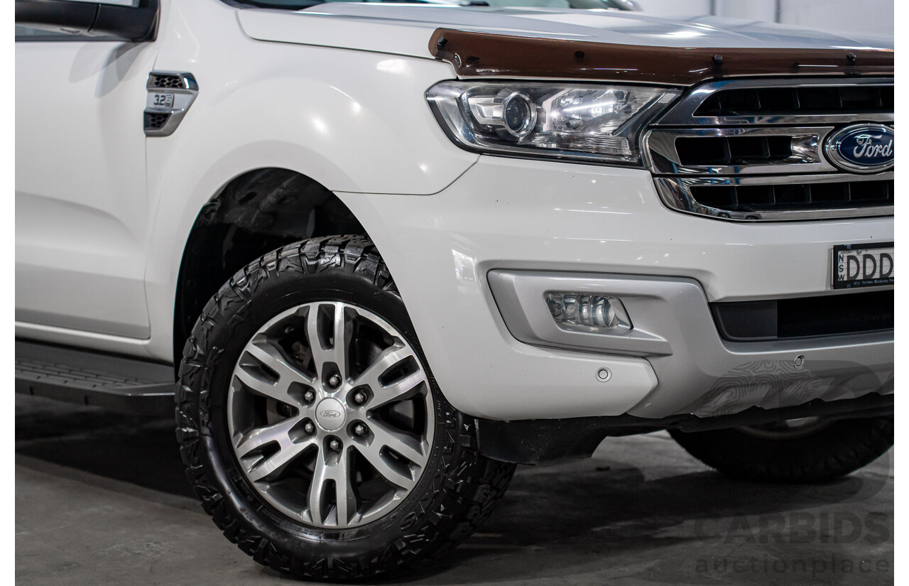 03/2016 Ford Everest Trend (AWD) UA 4d Wagon Cool White Turbo Diesel 3.2L