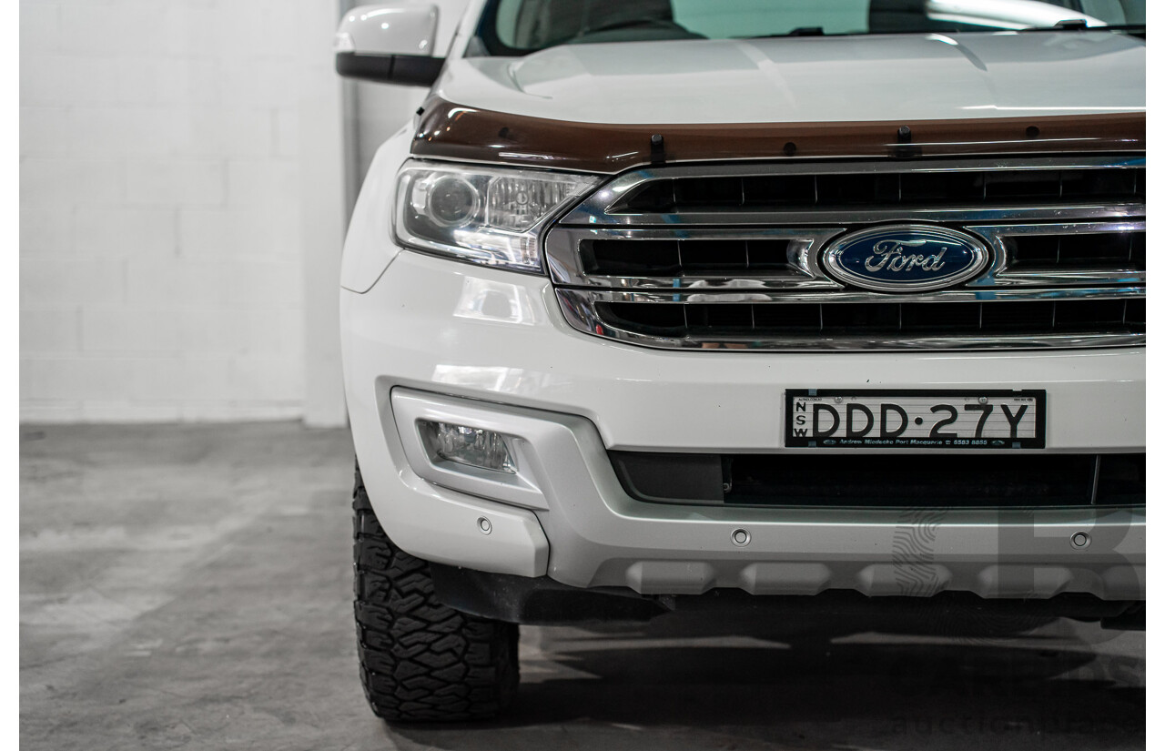 03/2016 Ford Everest Trend (AWD) UA 4d Wagon Cool White Turbo Diesel 3.2L