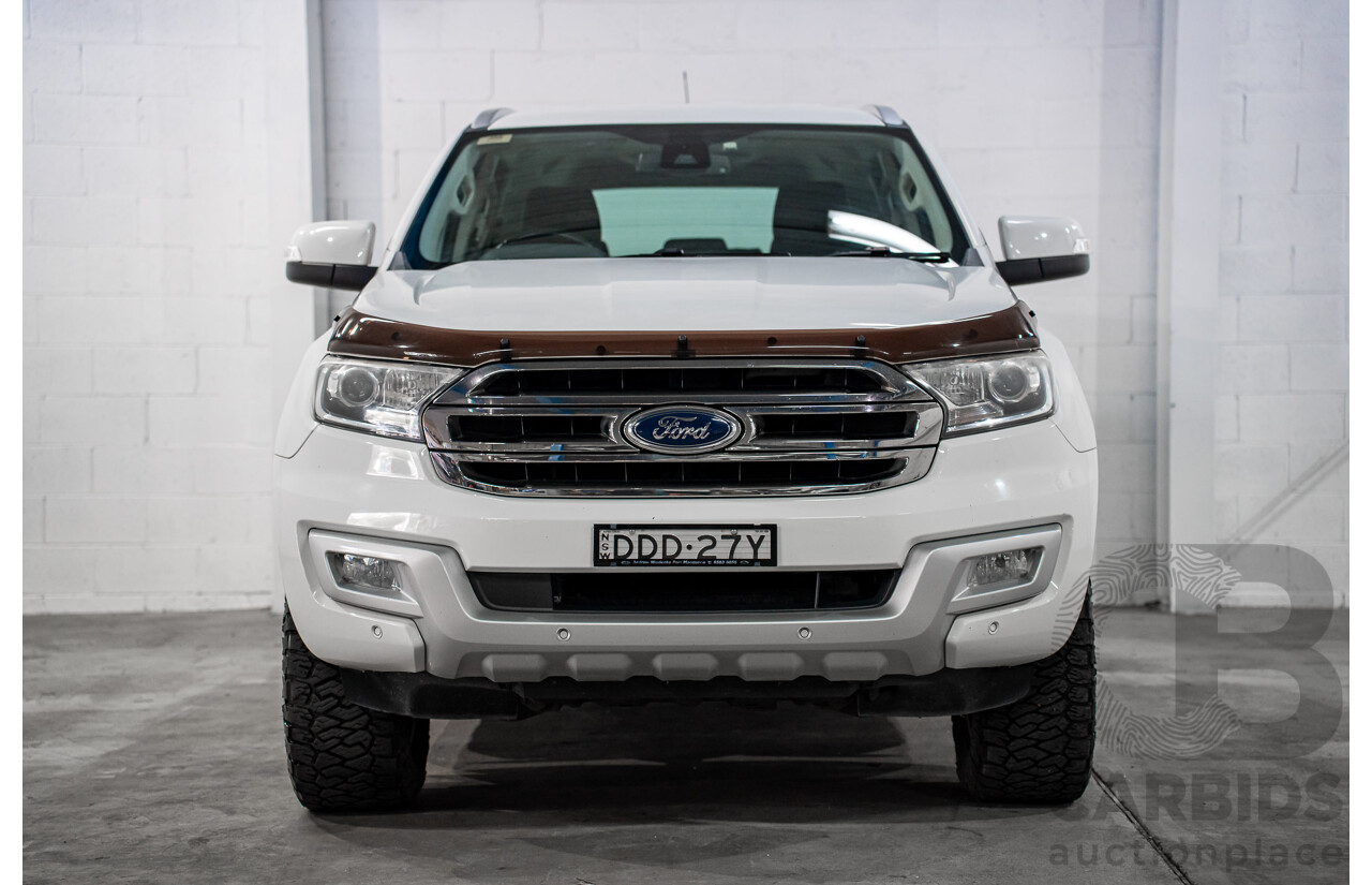 03/2016 Ford Everest Trend (AWD) UA 4d Wagon Cool White Turbo Diesel 3.2L