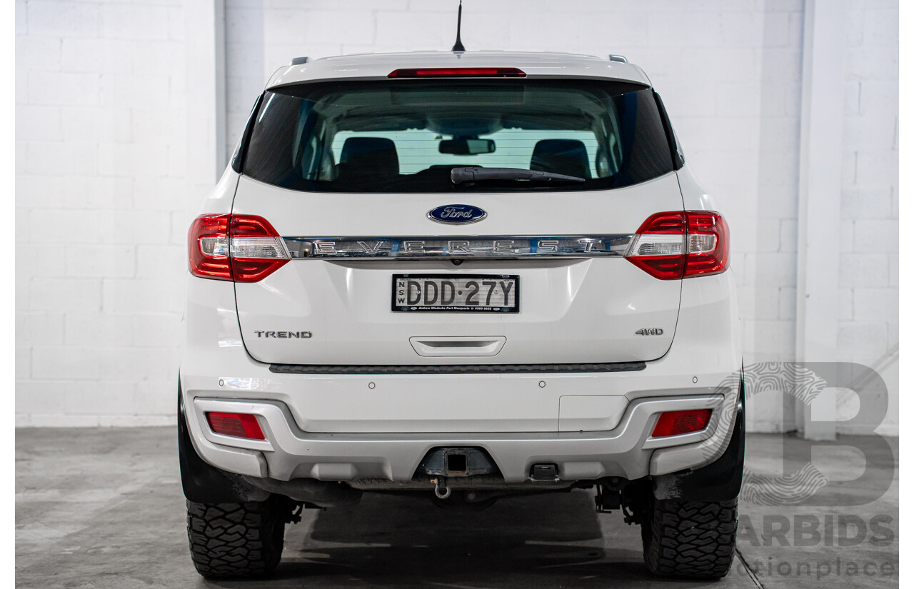 03/2016 Ford Everest Trend (AWD) UA 4d Wagon Cool White Turbo Diesel 3.2L