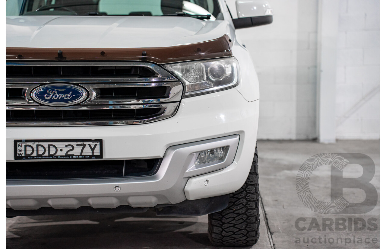 03/2016 Ford Everest Trend (AWD) UA 4d Wagon Cool White Turbo Diesel 3.2L
