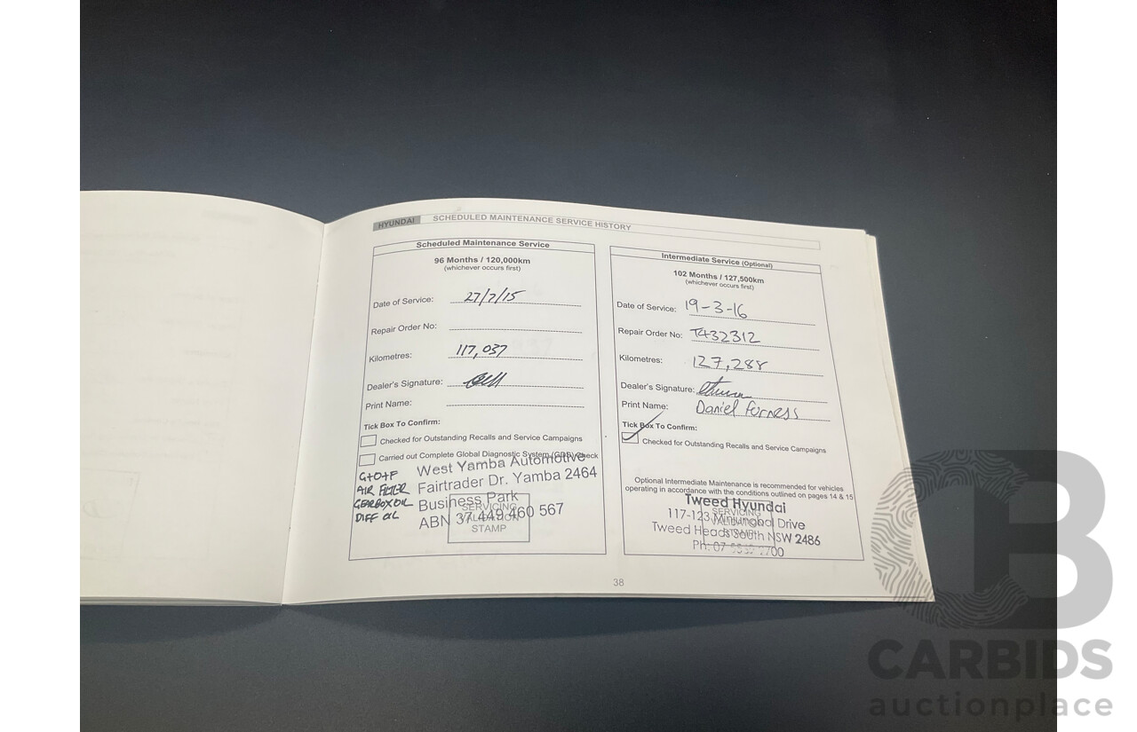 6/2011 Hyundai iLoad Crew (RWD) TQ MY11 4d Van Creamy White Turbo Diesel 2.5L