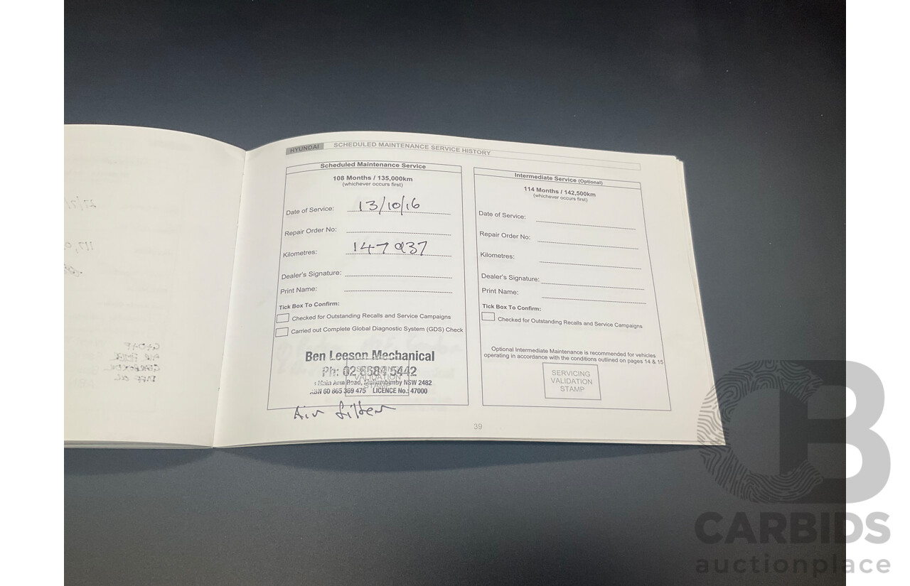 6/2011 Hyundai iLoad Crew (RWD) TQ MY11 4d Van Creamy White Turbo Diesel 2.5L