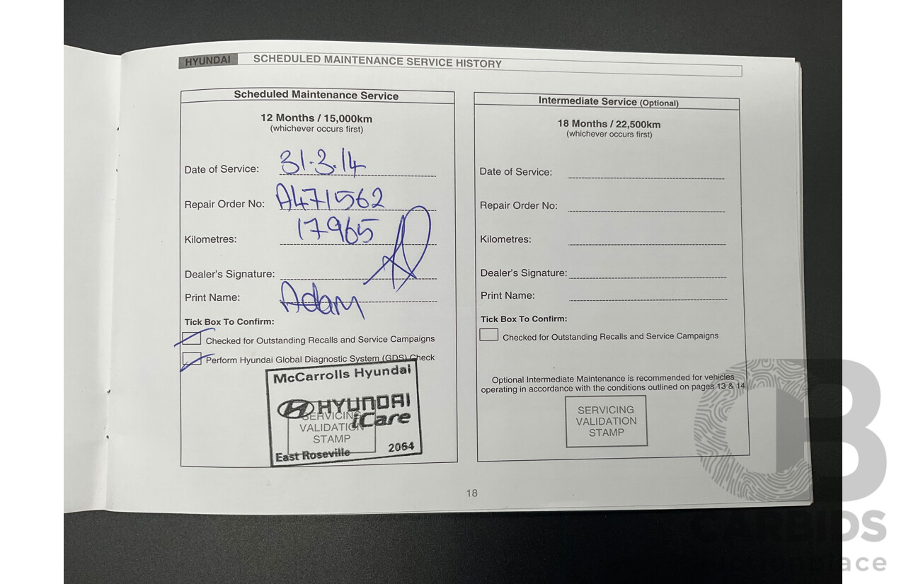 9/2013 Hyundai Santa Fe Highlander CRDi (4x4) DM 4d Wagon Titanium Silver Turbo Diesel 2.2L - 7 Seater