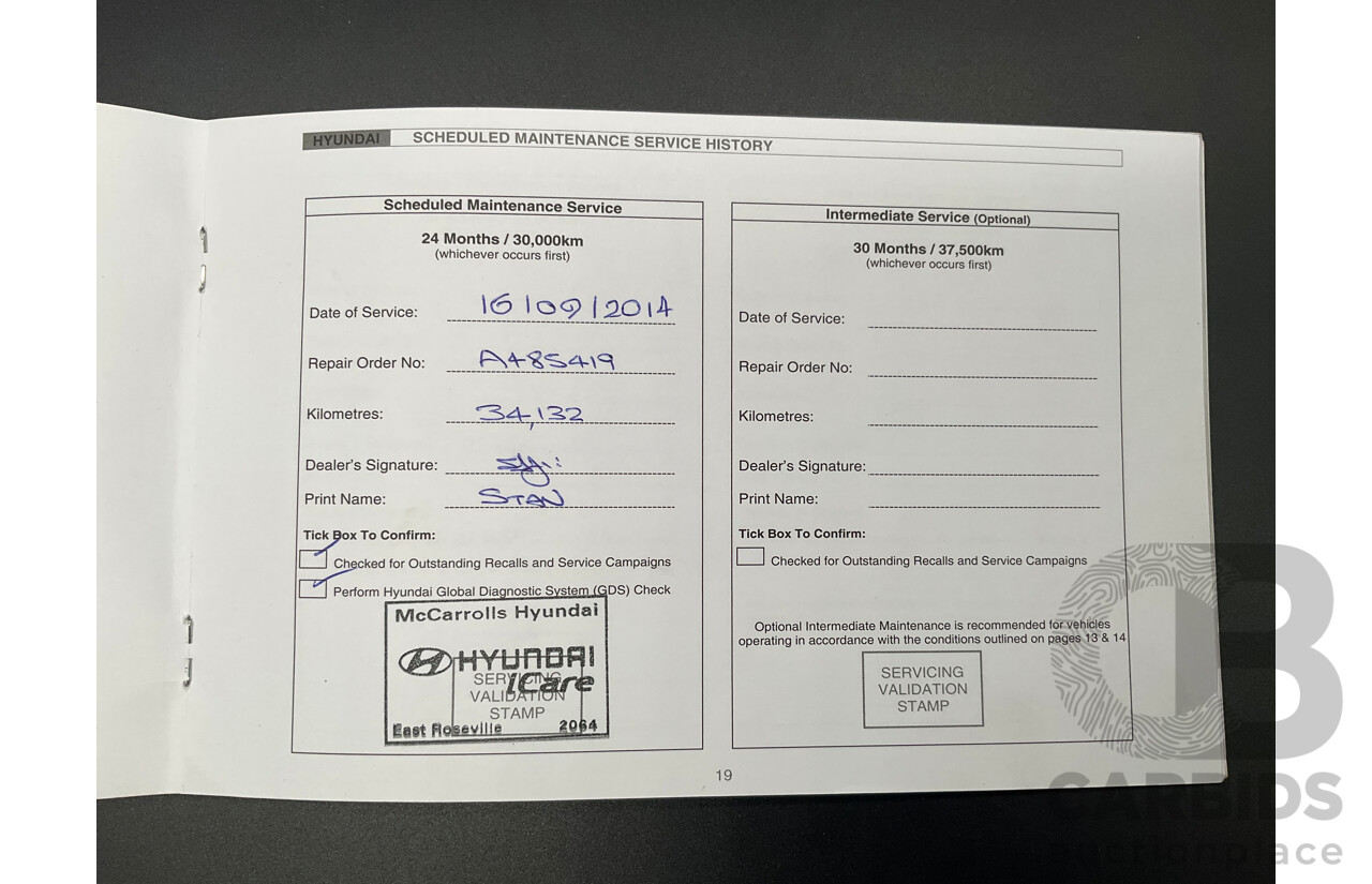 9/2013 Hyundai Santa Fe Highlander CRDi (4x4) DM 4d Wagon Titanium Silver Turbo Diesel 2.2L - 7 Seater