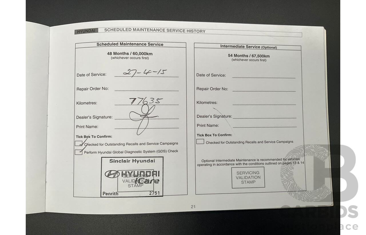 9/2013 Hyundai Santa Fe Highlander CRDi (4x4) DM 4d Wagon Titanium Silver Turbo Diesel 2.2L - 7 Seater