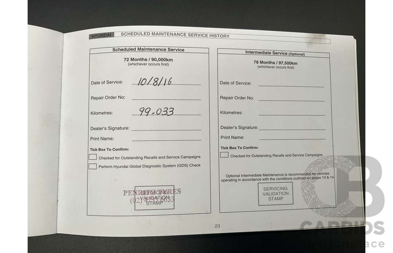 9/2013 Hyundai Santa Fe Highlander CRDi (4x4) DM 4d Wagon Titanium Silver Turbo Diesel 2.2L - 7 Seater