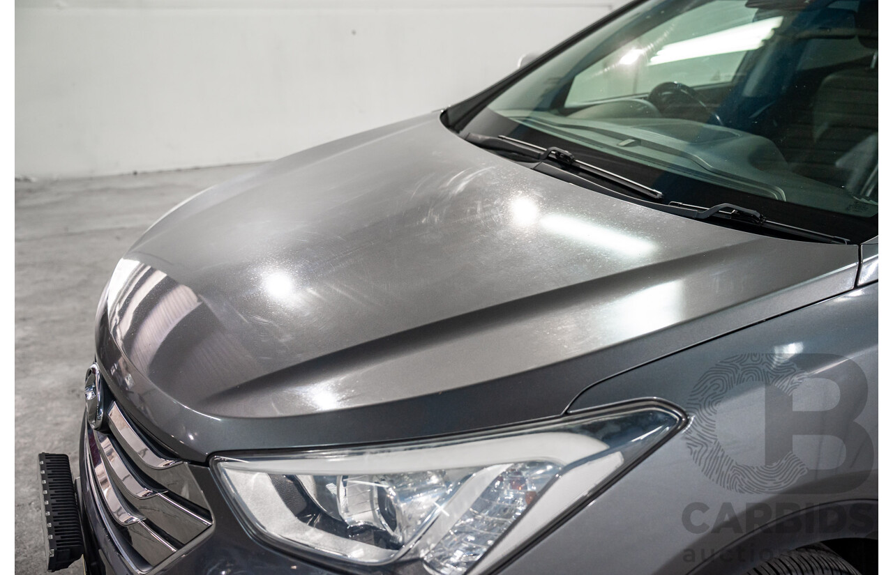 9/2013 Hyundai Santa Fe Highlander CRDi (4x4) DM 4d Wagon Titanium Silver Turbo Diesel 2.2L - 7 Seater