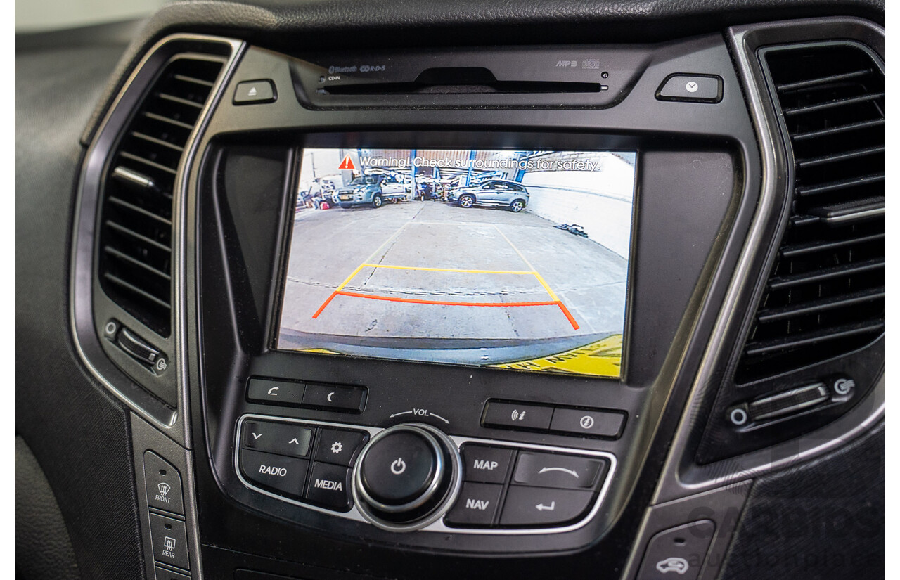 9/2013 Hyundai Santa Fe Highlander CRDi (4x4) DM 4d Wagon Titanium Silver Turbo Diesel 2.2L - 7 Seater