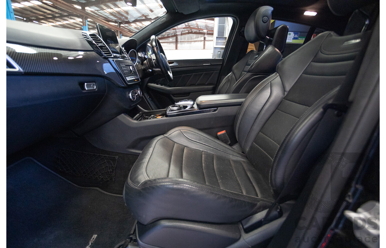 7/2017 Mercedes-Benz GLE 63 S AMG 4MATIC (AWD) 292 MY17 4D Coupe Obsidian Black Metallic Bi-Turbo V8 5.5L