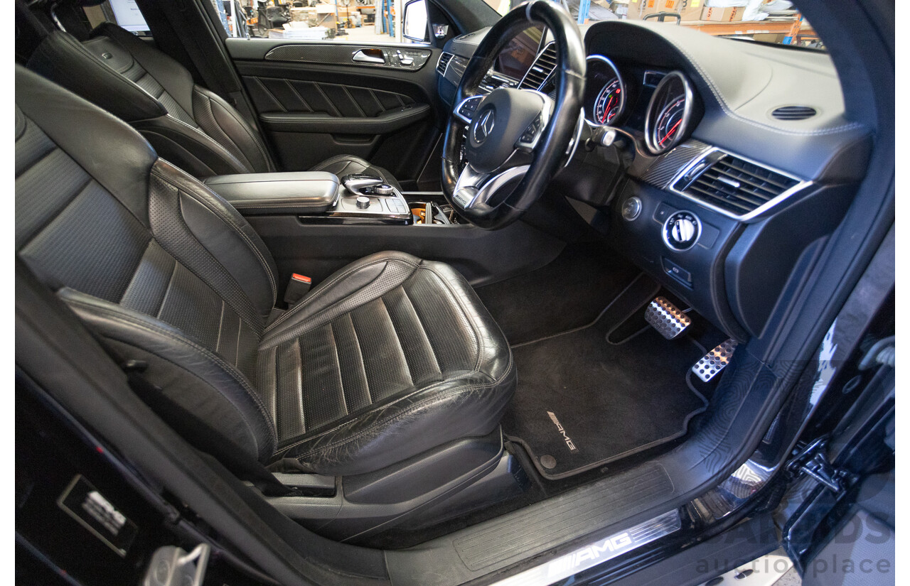 7/2017 Mercedes-Benz GLE 63 S AMG 4MATIC (AWD) 292 MY17 4D Coupe Obsidian Black Metallic Bi-Turbo V8 5.5L