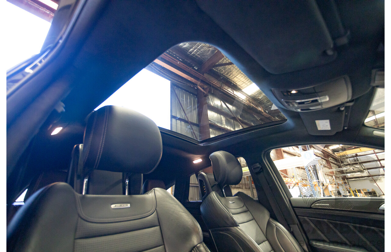 7/2017 Mercedes-Benz GLE 63 S AMG 4MATIC (AWD) 292 MY17 4D Coupe Obsidian Black Metallic Bi-Turbo V8 5.5L