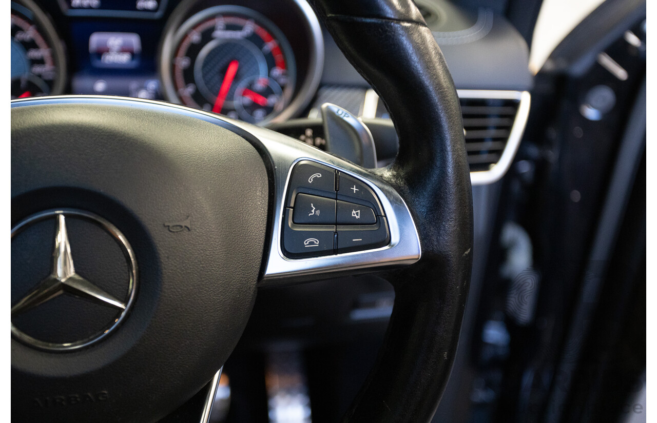 7/2017 Mercedes-Benz GLE 63 S AMG 4MATIC (AWD) 292 MY17 4D Coupe Obsidian Black Metallic Bi-Turbo V8 5.5L