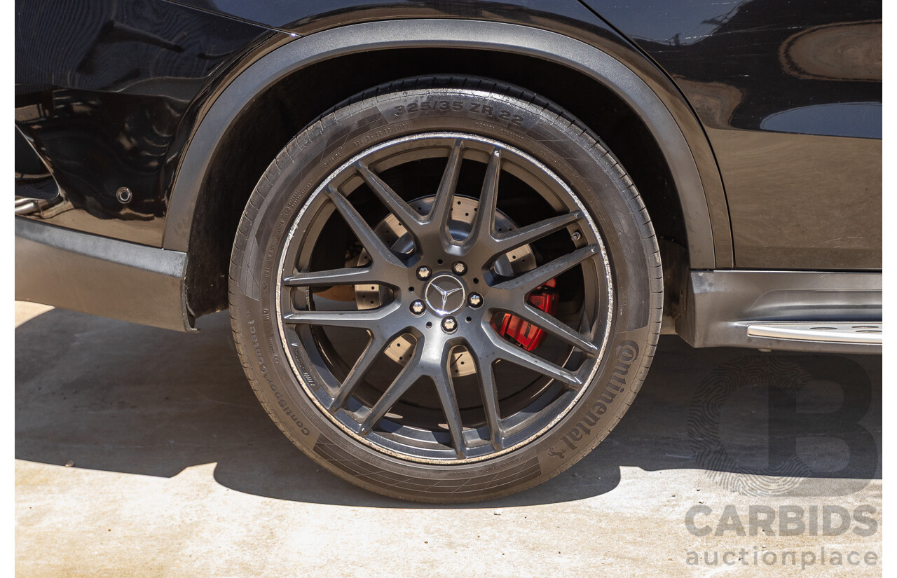 7/2017 Mercedes-Benz GLE 63 S AMG 4MATIC (AWD) 292 MY17 4D Coupe Obsidian Black Metallic Bi-Turbo V8 5.5L