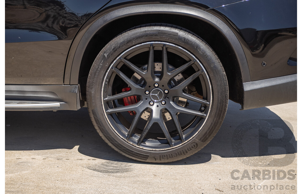 7/2017 Mercedes-Benz GLE 63 S AMG 4MATIC (AWD) 292 MY17 4D Coupe Obsidian Black Metallic Bi-Turbo V8 5.5L