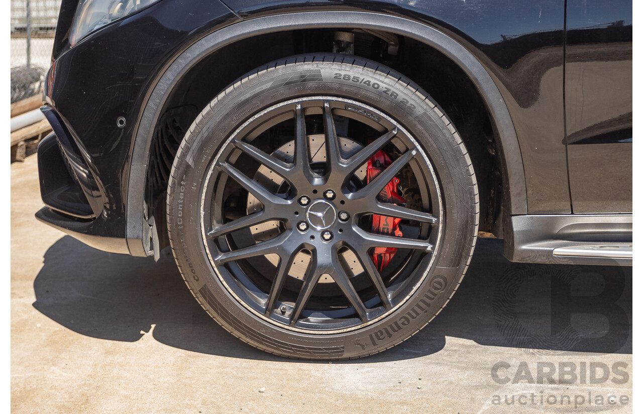 7/2017 Mercedes-Benz GLE 63 S AMG 4MATIC (AWD) 292 MY17 4D Coupe Obsidian Black Metallic Bi-Turbo V8 5.5L