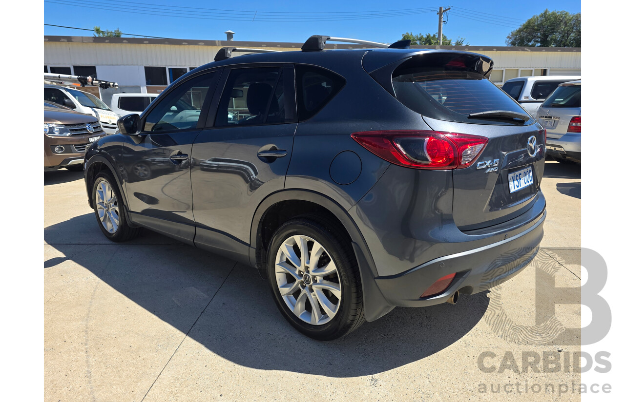 10/2012 Mazda CX-5 Grand Tourer (AWD)  4D Wagon Grey Turbo Diesel 2.2L