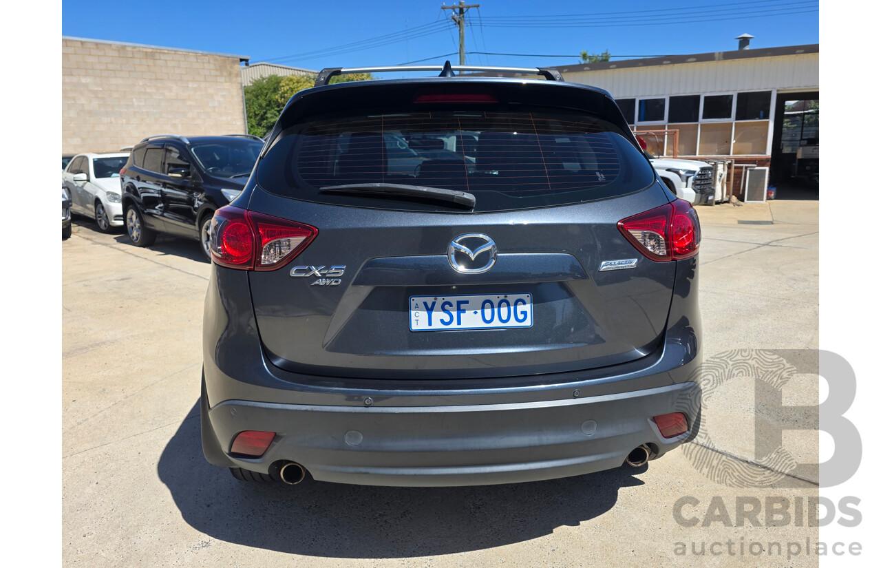 10/2012 Mazda CX-5 Grand Tourer (AWD)  4D Wagon Grey Turbo Diesel 2.2L